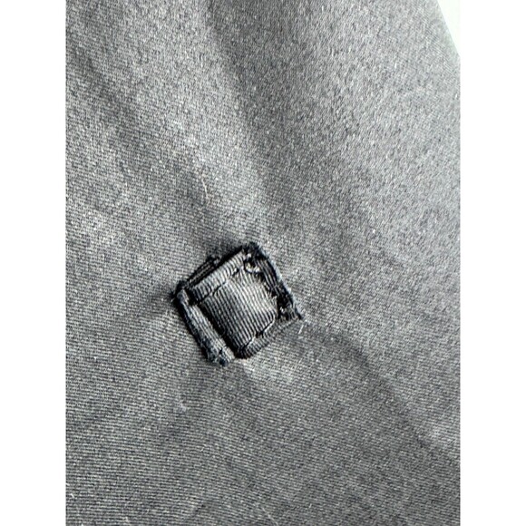 Planet by Lauren G Poplin Shirt One Size Black Boxy Oversized Modern Minimalist - Picture 10 of 15